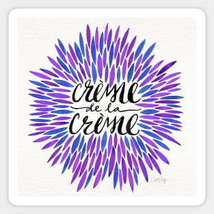 Periwinkle Creme De Le Creme Sticker